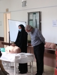 کارگاه CPR توسط استاد دکتر حسینی ویژه دانشجویان  پرستاری  برگزار شد